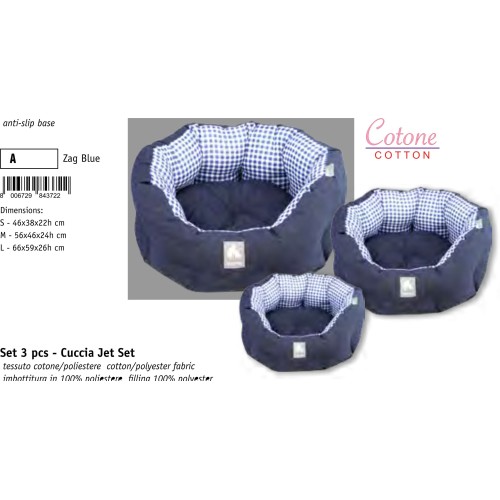 Jet Set Avangarde 3 Cradles Set Blue