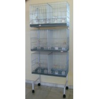 Jaulón Cría B-3 Zincado 2 Dptos. comed. individuales