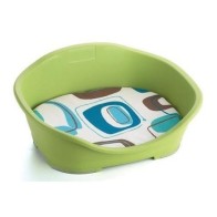 Plastic Bed with Cushion 69x45cm