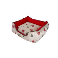 Christmas Bed Red Fir Trees 45x40x20 Limited Edition