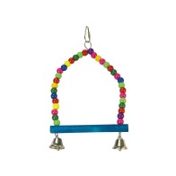Colorful Bird Swing with Bells for Fun