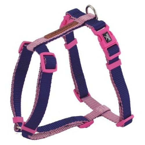 X-trm Double Premium Harness Blue-Pink 25-40cm