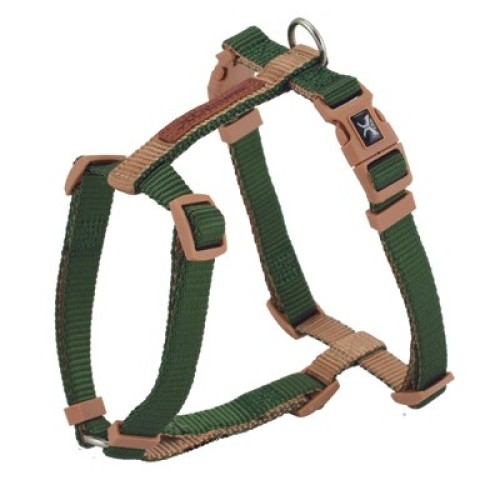 Arnés X-trm Doble Premium Verde - Beige 25-40cm