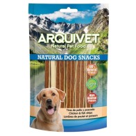 Chicken and Fish Strips Snack 100g Arquivet