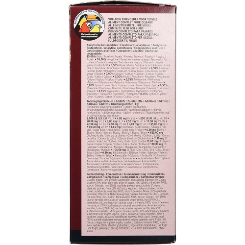 Pienso Completo Nutribird P15 Tropical 3 Kg