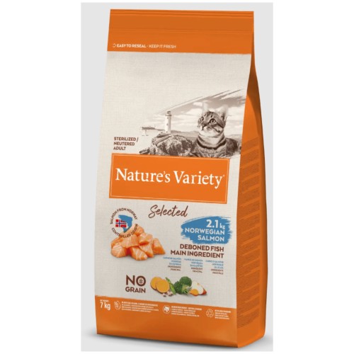 Natures Variety Cat Selected Sterilized Salmon 3 Kg