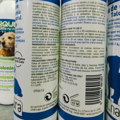 Agua De Colonia Lavanda Desodorante para Mascotas