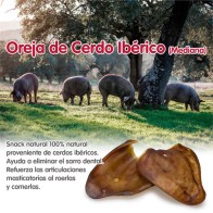 Medium Iberian Pig Ears 30 pcs