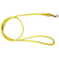 Yellow Leatherette Dog Leash 8x1000mm