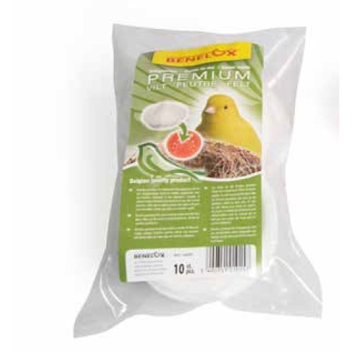 Forro Fieltro Blanco Ø 12cm Bolsa 10 Uds Benelux