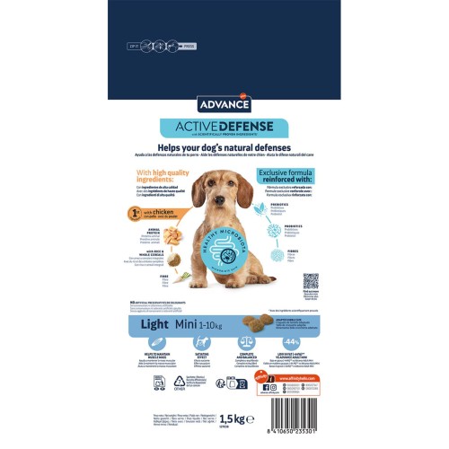 Advance Mini Light 1.5kg Dog Food