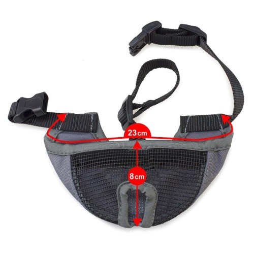 Short Muzzle for Small Dogs Grey