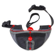 Short Muzzle for Small Dogs Grey