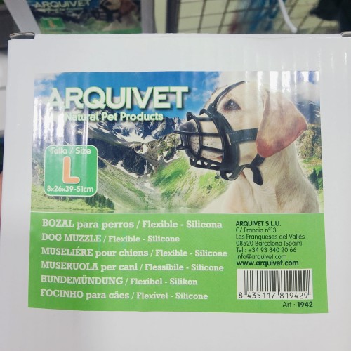 Flexible Silicone Muzzle for Large Dogs