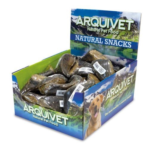 Hollow Buffalo Hoof Filled with Liver Natural Snack