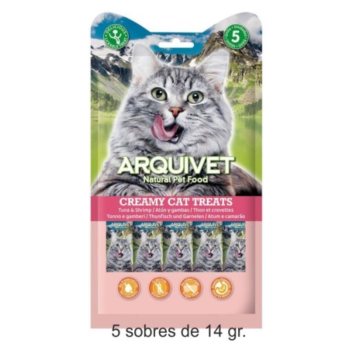 Snack Cremoso De Atún Y Gambas (bolsa 5 Sobres De 14 G)