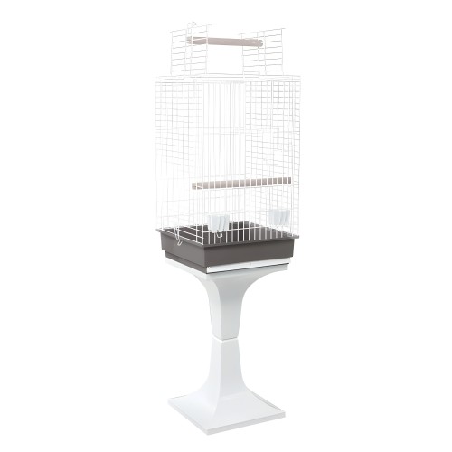 Voltrega 835B Bird Cage - White with Stand