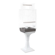 Voltrega 835B Bird Cage - White with Stand