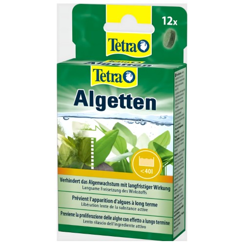 Tabletas Tetra Algetten Control de Algas
