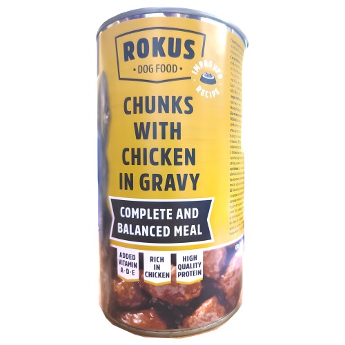 Alimento Húmedo Rokus para Perros Pollo 1240g