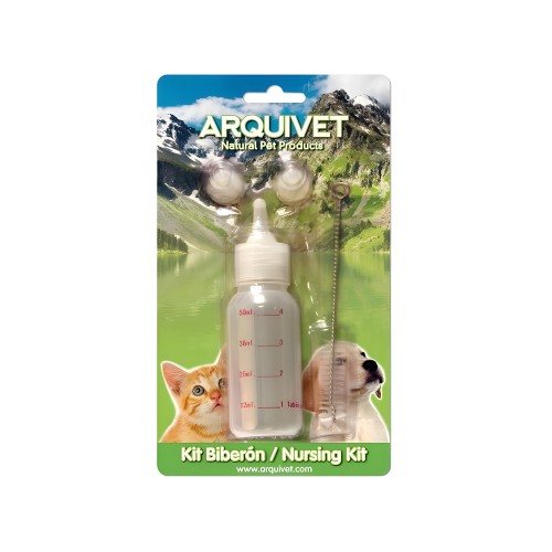 Biberón Perro/gato Kit Arquivet
