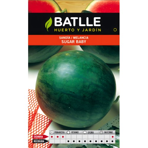 Batlle Sugar Baby Watermelon Seeds