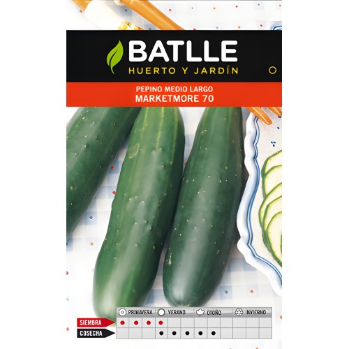 Marketmore Cucumber 1/2 Long