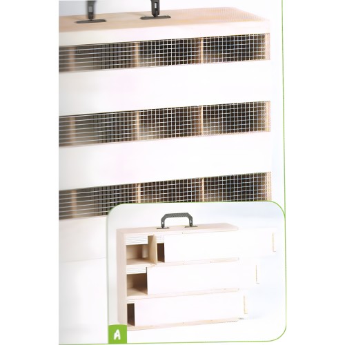 Transportin Madera 8 H.43x17x23cm.