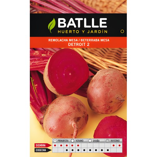 Batlle Detroit Beet Seed Pack - Easy to Grow