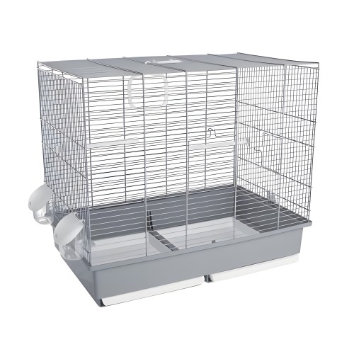 Bird Cage 614 White - Spacious & Safe