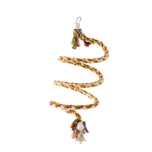 Sun Parrots Cotton Spiral Toy - Fun for Birds