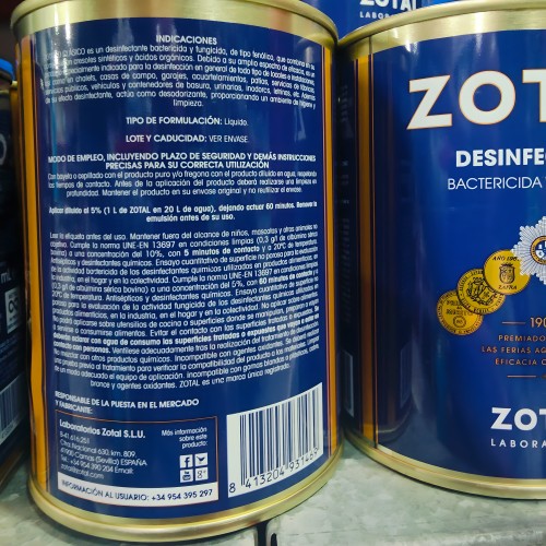 Zotal Domestic Disinfectant 1kg