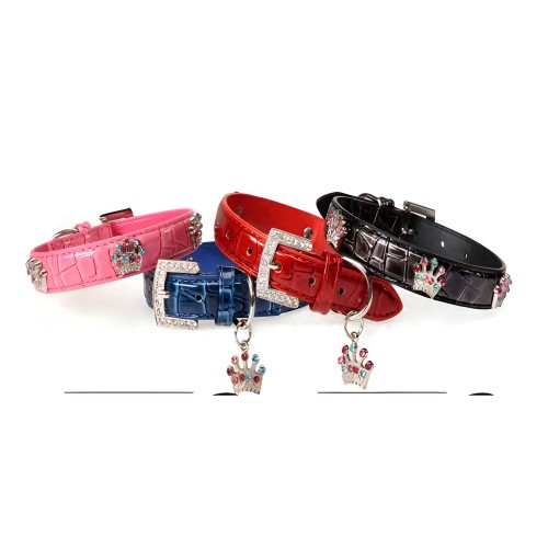 Collar Cuero Piton - Accesorio Estiloso para Mascotas