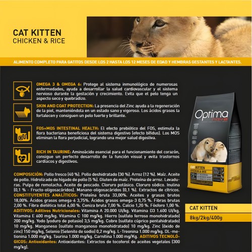Optima Nova Cat Kitten 2 Kg.