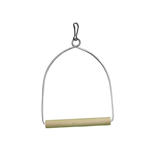Medium Metal Wood Swing for Birds by Arquivet