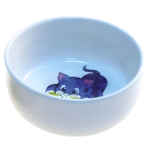 Comedero Ceramica Gatitos 0,3 Lt. / 11cm.