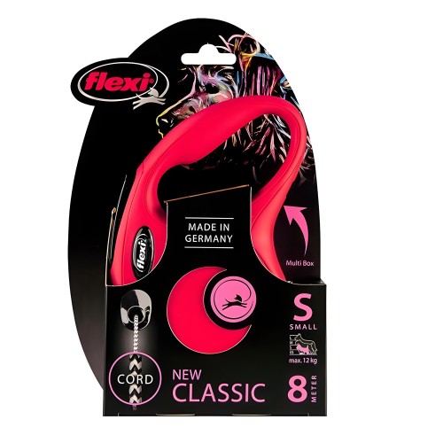 Flexi New Classic S Cord 8m Red by Flexi