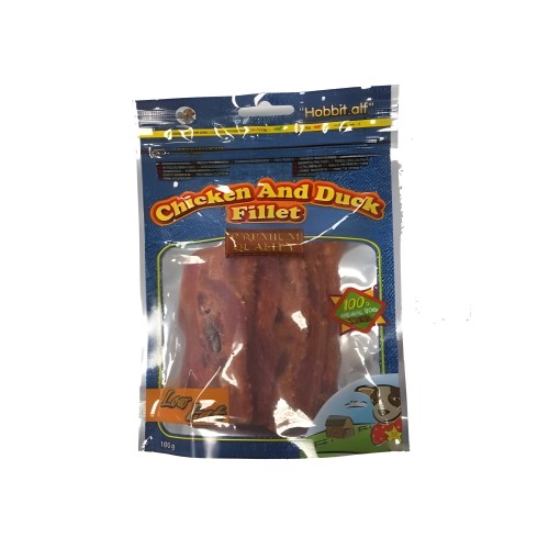 Filete Pollo Con Pato - Delicioso Snack para Perros