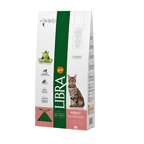 Libra Cat Adult Salmon 1.5 Kg - Balanced Nutrition