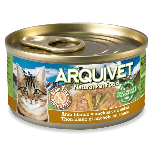 Tuna and Anchovies Cat Food 80g - Arquivet