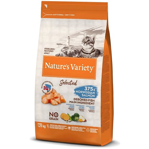 Natures Variety Cat Selected Sterilized Salmon 3 kg