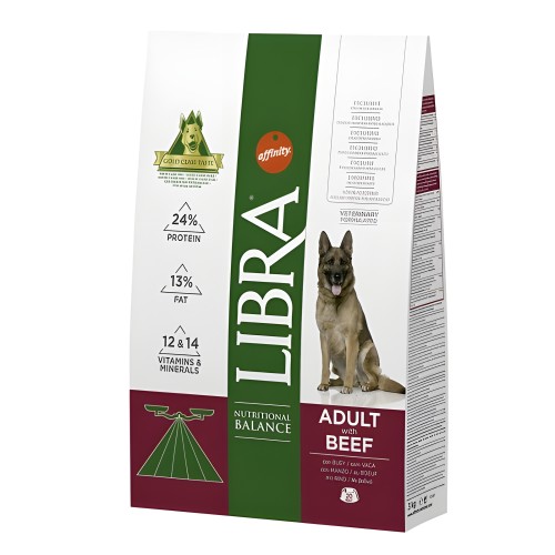 Libra Dog Adult Beef 3 kg