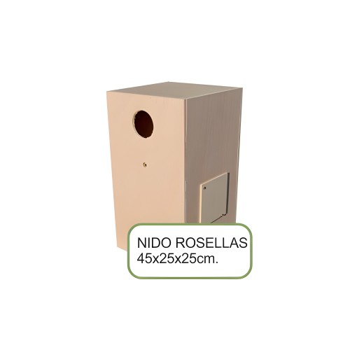 Nido de Madera para Rosellas