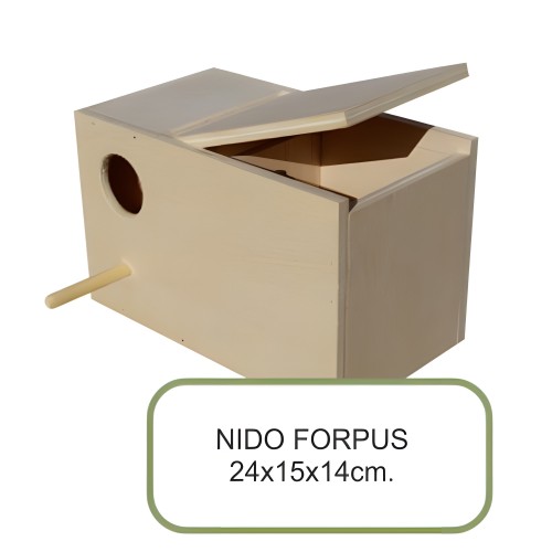 Nido de Madera para Periquitos