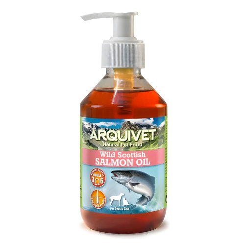 Arquivet Salmon Oil 250ml - Essential Fatty Acids for Pets