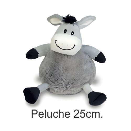 Burrito Peluche Gris 25cm.