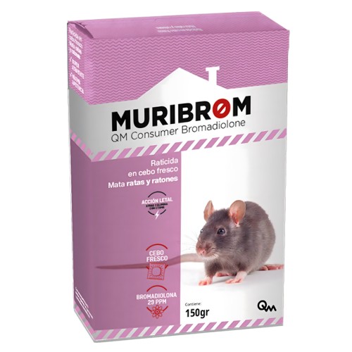 Raticida Qm Br Cebo Fresco 150gr. - Muribrom