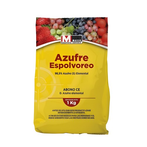 Azufre Espolvoreo 1 Kg - Masso