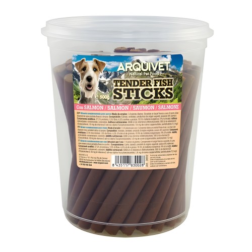 Tender Salmon Sticks 500g