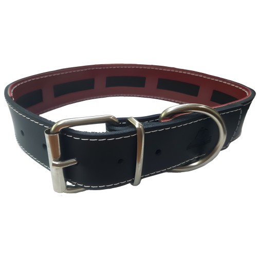 Mabel Brown Leather Dog Collar 45x3cm